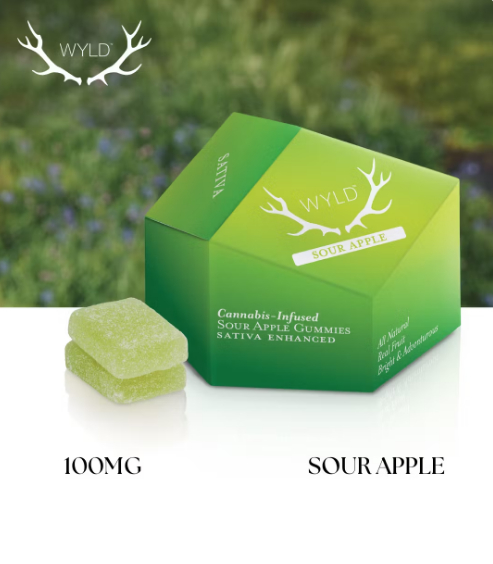 Wyld Sour Apple - 100 mg - 10 Pack