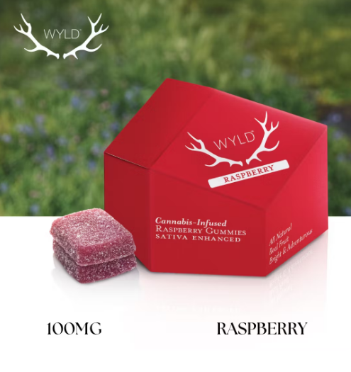 Wyld Raspberry - 100 mg - 10 Pack