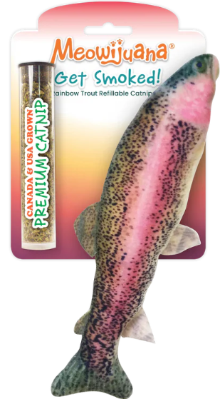Get Smoked Rainbow Trout Cat Toy