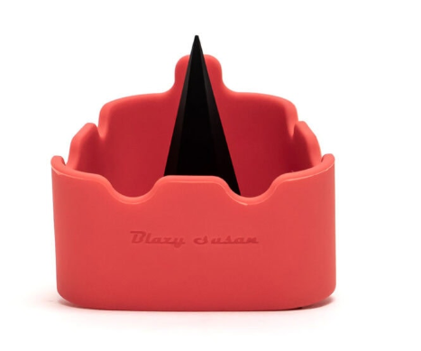Blazy Susan - Deluxe Silicone Ashtray and Bowl Cleaner, Red