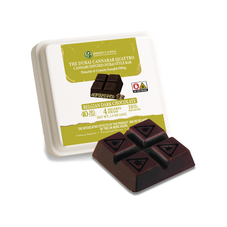 JERSEY CANNA - Dubai Cannabar Quattro - 40 mg | The Jersey Joint