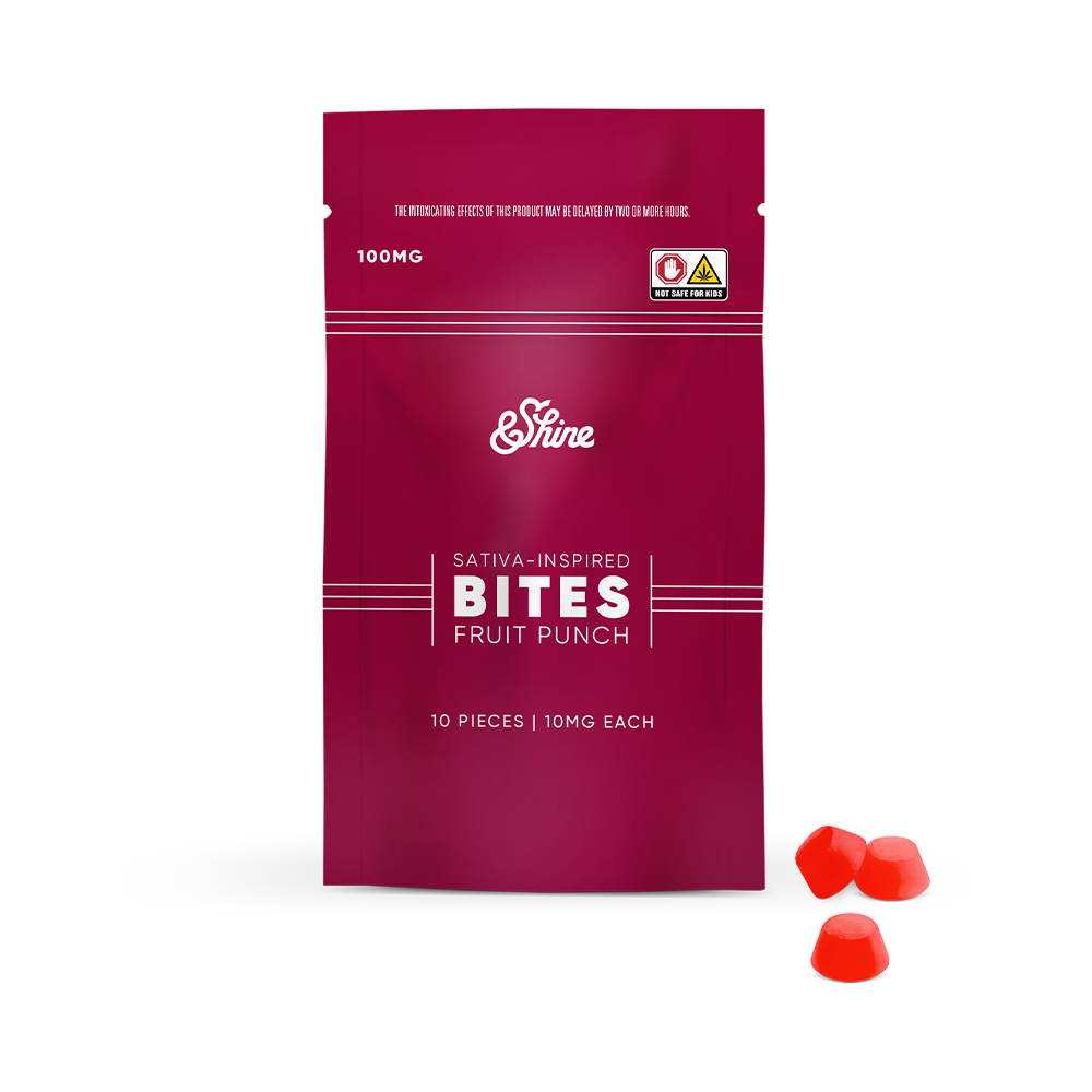 &Shine Fruit Punch 100mg 10 pack