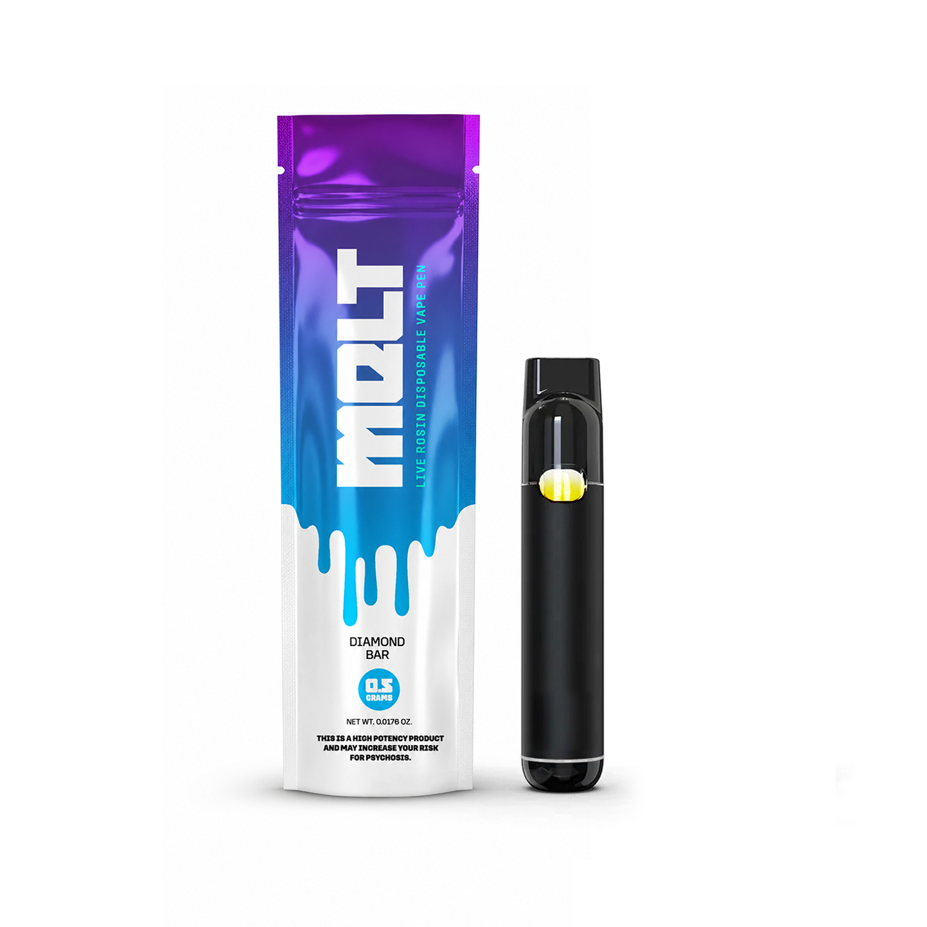 clade 9 disposable vape CLADE9 - Diamond Bar Live Rosin Pen 0.5g europesnus Select Flavor ::Straw Mango' Orange Pineapple Punch -