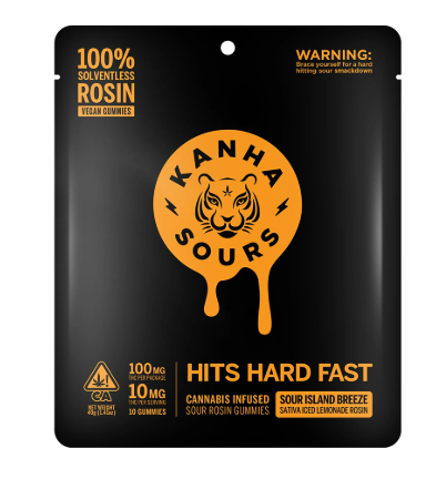 KANHA - EDIBLE - ROSIN - SATIVA - SOUR ISLAND BREEZE - 100MG