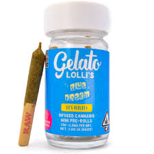 GELATO - LOLLI'S - INFUSED PREROLL PACK - HYBRID - BLUE DREAM - .6G - (5PK)
