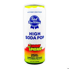 PABST BLUE RIBBON - DRINK - SODA - CHERRY LIMEADE - 25MG