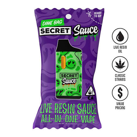 Dime bag - DIME BAG - AIO - LIVE RESIN - INDICA - LEMON CHERRY AIRHEADZ - 1G Main Image