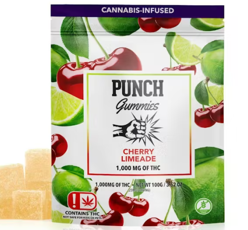 PUNCH EXTRACTS - GUMMY - HYBRID - CHERRY LIMEADE - 100 mg