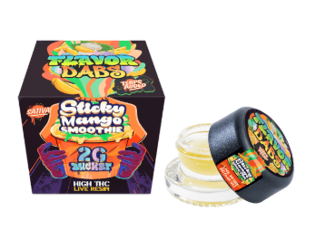LOUD AND CLEAR - CONCENTRATE - LIVE RESIN - SATIVA - STICKY MANGO SMOOTHIE - 2G