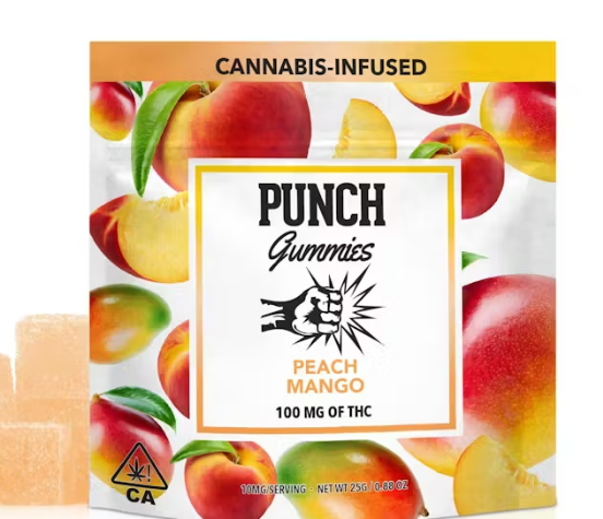 GUMMY - HYBRID - PEACH MANGO - 100 mg