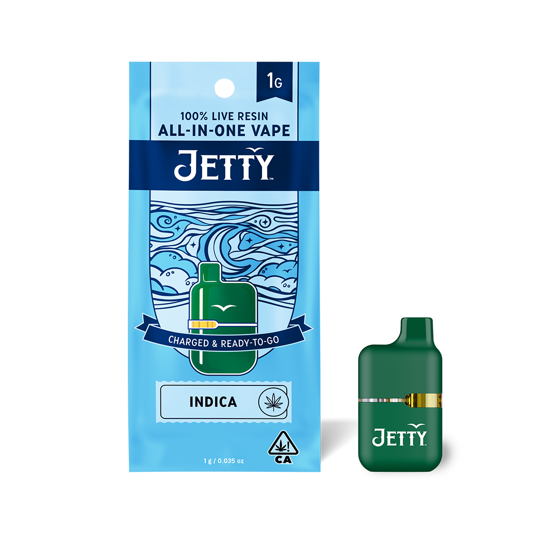 JETTY - AIO - LIVE RESIN - INDICA - GRAPE GAS - 1G