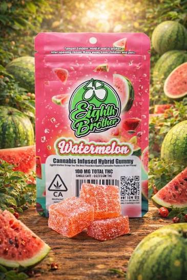 EIGHTH BROTHER - EDIBLE - HYBRID - WATERMELON - 100MG