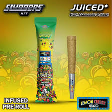 SLUGGERS - INFUSED PREROLL - HYBRID - LEMON CHERRY GELATO - .7G