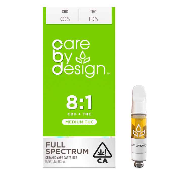 CARE BY DESIGN - CARTRIDGE - 8:1 CBD - 1G