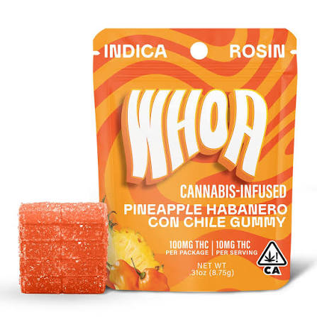 Whoa - WHOA - EDIBLE - ROSIN - INDICA - PINEAPPLE HABANERO - 10MG - (10PK) Main Image