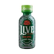 UNCLE ARNIES - BEVERAGE - LIVE ROSIN - SATIVA - SOUR APPLE - 100MG 