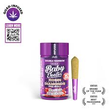 BABY JEETER - INFUSED PREROLL PACK - INDICA - DOUBLE RAINBOW - .5G - (5PK)