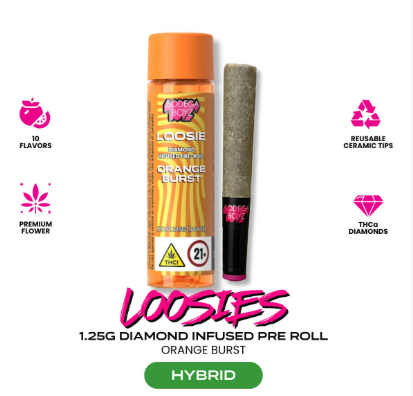 BODEGA BOYZ - INFUSED PREROLL - HYBRID - ORANGE BURST - 1.25G