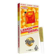 FUZZIES - PREROLL PACK - HYBRID - LEMON DIESEL - .5G - (5PK)