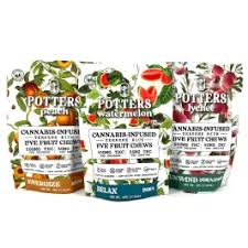 POTTERS - EDIBLE - BOYSENBERRY - 1:1:1 - 100MG