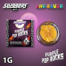 SLUGGERS - CONCENTRATE - SAUCE - INDICA - PURPLE POP ROCKS - 1G