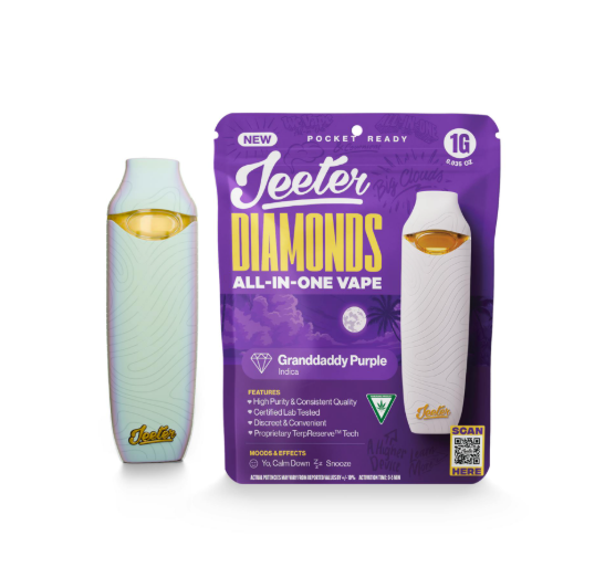 JEETER - AIO - LIQUID DIAMONDS - INDICA - GRANDDADDY PURP - 1G