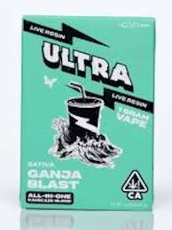 ULTRA - AIO - ROSIN & RESIN - SATIVA - GANJA BLAST - 1G 