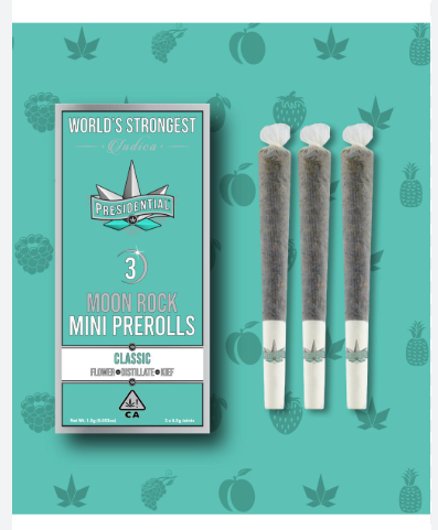 PRESIDENTIAL - INFUSED PREROLL PACK - SATIVA - CRESCENDO - .7G - (3PK)