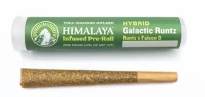 HIMALAYA - INFUSED PREROLL - HYBRID - GALACTIC RUNTZ - 1G 