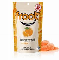 FROOT - EDIBLE - GUMMIES - SATIVA - ORANGE - 100MG - (10PK)