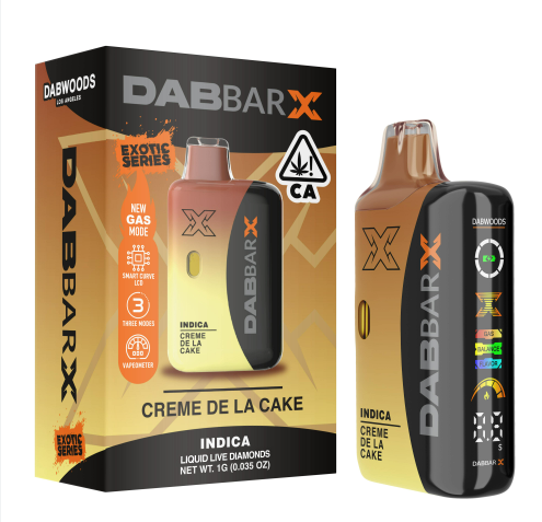 DABWOODS - AIO - EXOTIC - INDICA - CREME DE LA CAKE - 1G