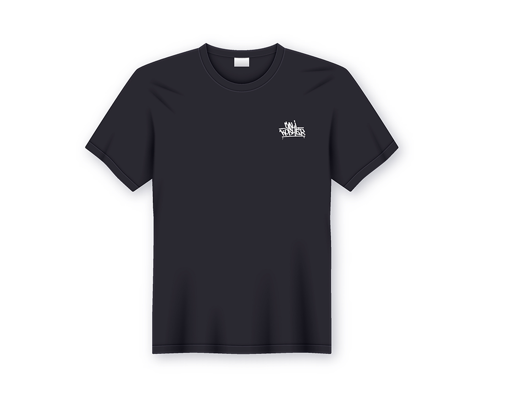CALI KOSHER - TSHIRT - BLACK W/ EMBROIDERED LOGO - 2XL