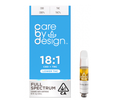 CARE BY DESIGN - CARTRIDGE - FULL SPECTRUM - 18:1 CBD - 1G