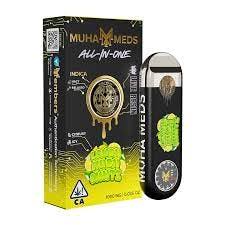 Muha meds - MUHA MEDS - AIO - LIVE RESIN - INDICA - LEMON KUSH MINTZ - 1G Main Image