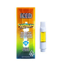 ICED - CARTRIDGE - SATIVA HYBRID - RAINBOW SHERBET - 1G