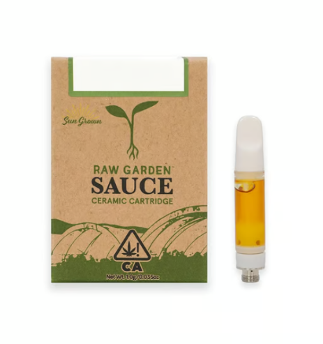 RAW GARDEN - CARTRIDGE - SAUCE - INDICA - BLUEBERRY MUFFINS - 1G