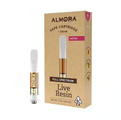 ALMORA FARM - CARTRIDGE - LIVE RESIN - SATIVA - CHEM DRIVER - 1G