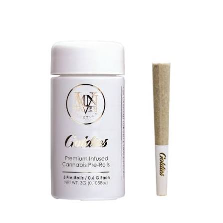 MAVEN - INFUSED PREROLL PACK - SATIVA - BLUZANGRIA - .6G - (5PK)
