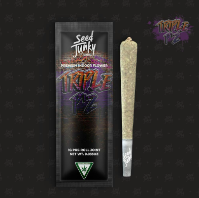 SEED JUNKY - PREROLL - INDICA - TRIPLE P'Z - 1G 