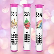 PRETTY DOPE - TERPENE INFUSED PREROLL - SATIVA - PINEAPPLE WHIP - 1G 