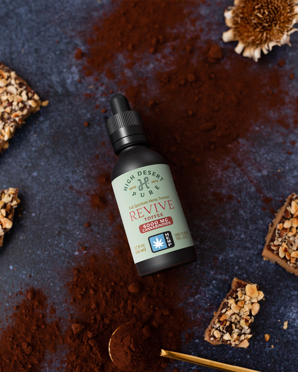 HIGH DESERT PURE - TINCTURE - REVIVE - TOFFEE - CBD:THC 35:1 - 3500MG