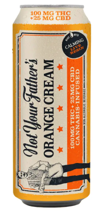 NOT YOUR FATHER'S - DRINK - LIVE RESIN - CBD - ORANGE CREAM - 100MG