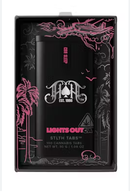HEAVY HITTERS - EDIBLE - STLTH TABS - INDICA - LIGHTS OUT - CBN - 1000MG - 100PK