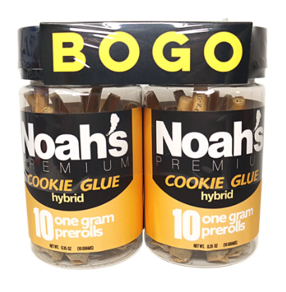 NOAH'S PREMIUM - PREROLL PACK - HYBRID - COOKIE GLUE - 1G - (20PK)