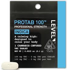 LEVEL - PROTAB - EDIBLE - INDICA - 100MG