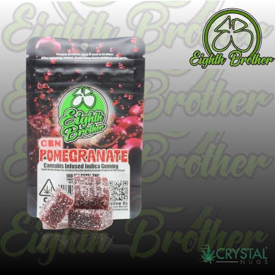 EIGHTH BROTHER - EDIBLE - INDICA - CBN - POMEGRANATE - 100MG