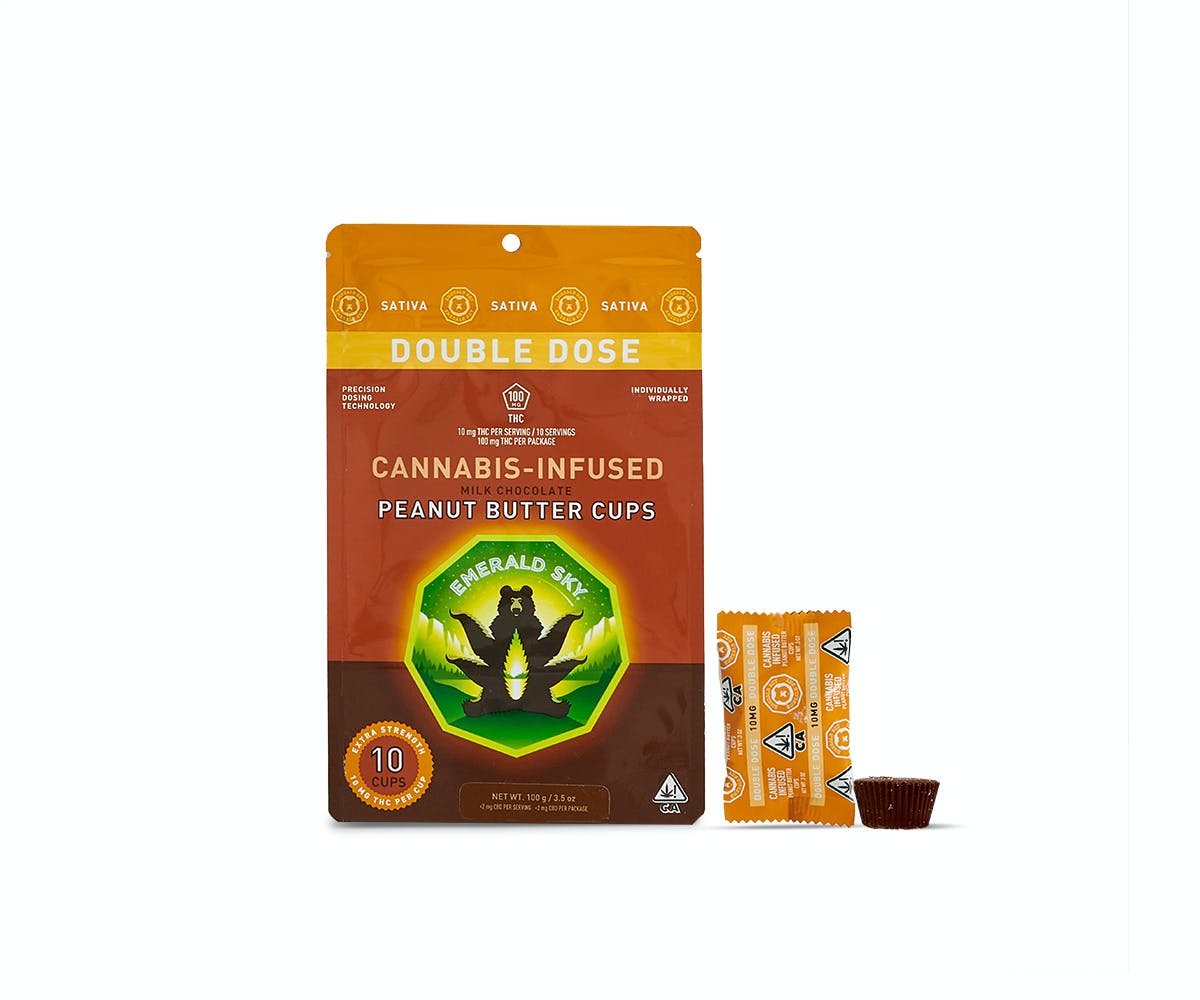 EMERALD SKY - EDIBLE - PEANUT BUTTER CUPS - SATIVA - MILK CHOCOLATE - (10PK)