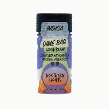 DIME BAG - MOONBEAMS - INFUSED PREROLL PACK - INDICA - NORTHERN LIGHTS - .5G (5PK)