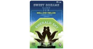 EMERALD SKY - EDIBLE - INDICA - SWEET DREAMS - MELLOW MELON - 2:2:10 - 100MG