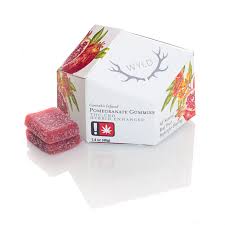 WYLD - EDIBLE - HYBRID - POMEGRANATE - 1:1 CBD:THC - 100MG